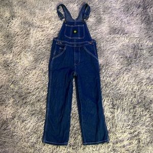John Deere Classic Boys Overalls Denim Jean Sz 7